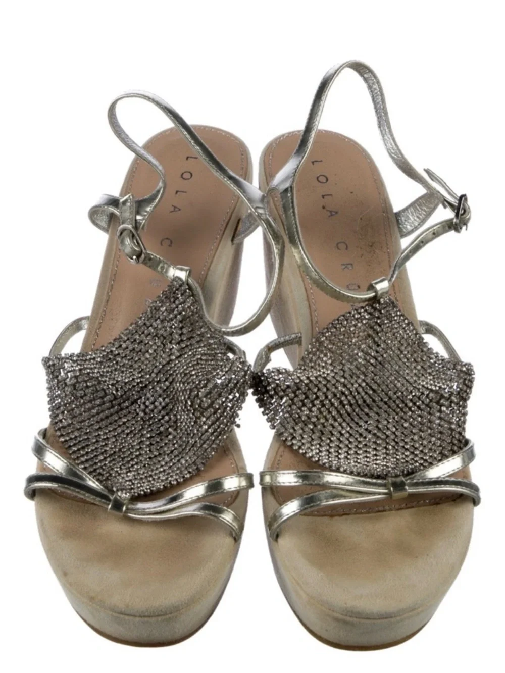 Lola Cruz shimmery metallic